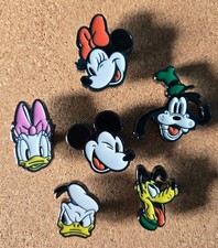 Disney Mickey  Friends Metal Jibbitz Shoe Charms Crocs NEW
