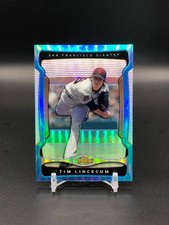 2009 Topps Finest - Tim Lincecum - Blue Refractor /399 - San Francisco Giants
