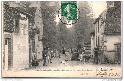 89 SAINT MAURICE THIZOUAILLE - la route de la levee