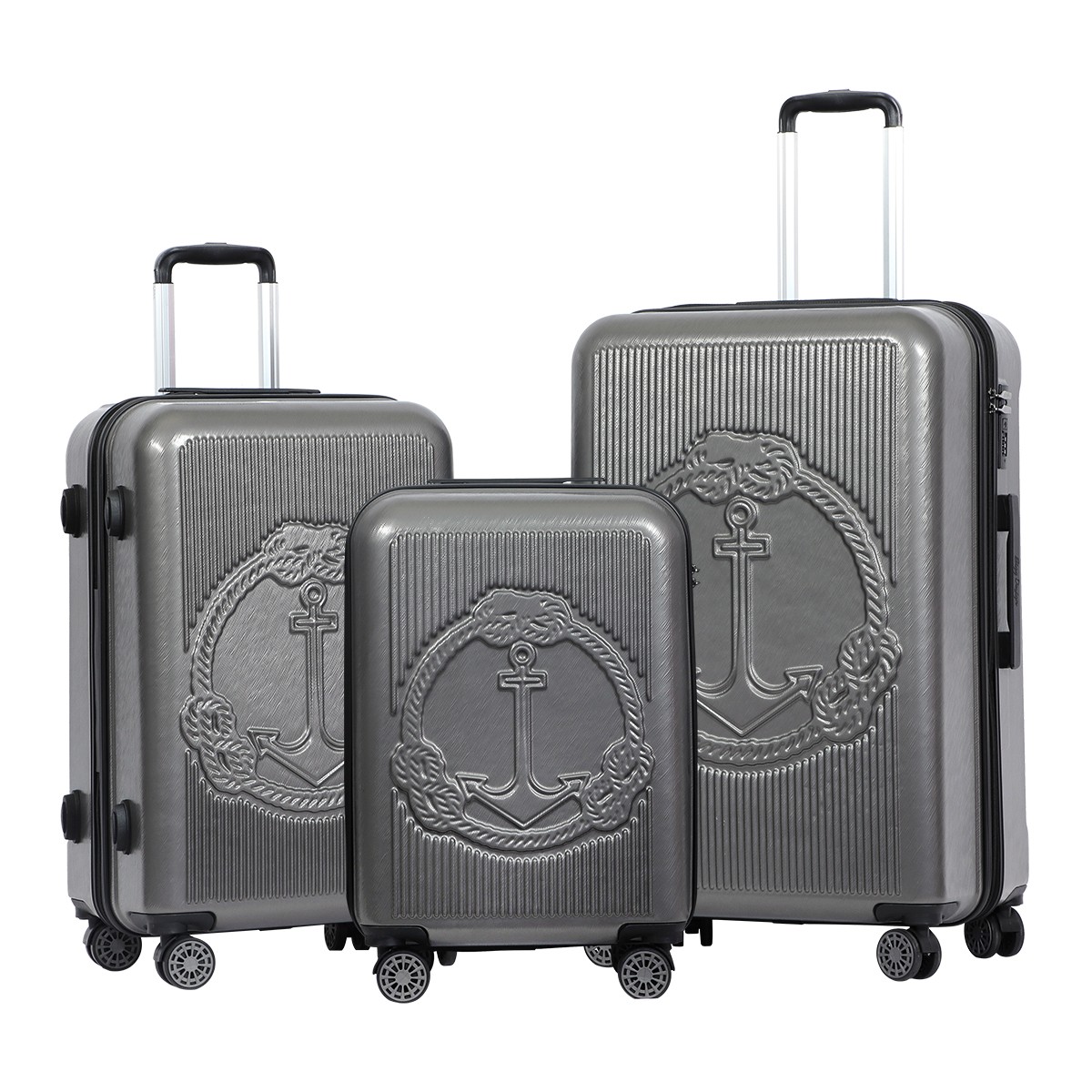 Sets, 100% Abs Hardshell Luggage With 360&deg; Spinner