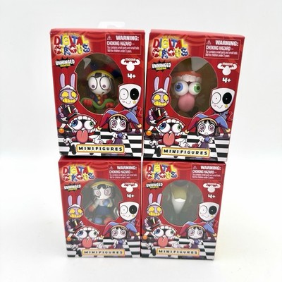 The Amazing Digital Circus Unhinged 2'' Mini Figures Set of 4 Moose Toys - Pomni