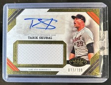 2025 Topps Tier One Tarik Skubal Auto Autograph Jumbo Jersey #/199 Tigers