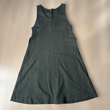 Uniqlo Green Brushed Jersey Jumper Skirt Used, Pair with Turtleneck