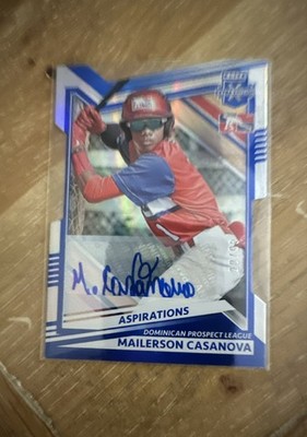 2022 Elite Extra Edition - Mailerson Casanova #198 Aspirations Die-Cut Auto /99