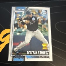 Topps Update Series Agustin Ramirez Miami Marlins #US11 Baseball Trading Card