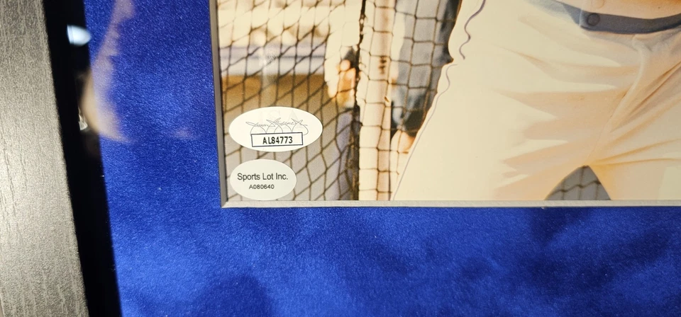 Fred Mcgriff HOF Toronto Blue Jays Signed Framed 8x10 Photo JSA COA - Image 3 of 3