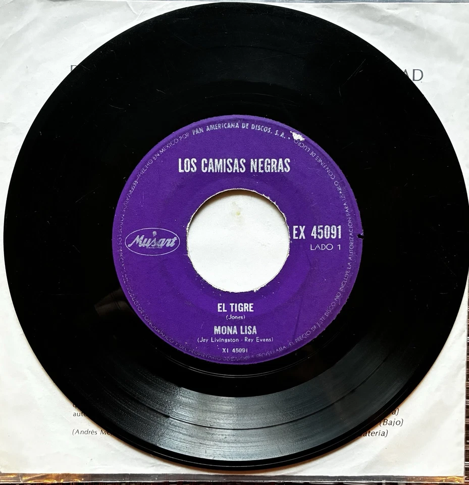 Los Camisas Negras ROCK AND ROLL Killer Cover!! 1960’s DISCOS MUSART Foto 3 de 4