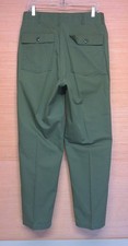 Vintage 1970's Era US Army Issue OG-507 Green Utility Pants Trousers Sz 31 x 32