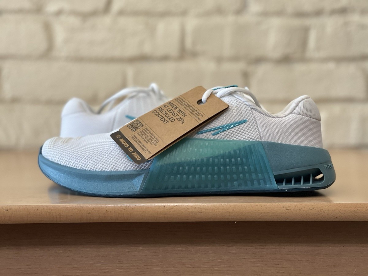Nike Free Metcon 9 Training Workout CrossFit White Dusty Cactus