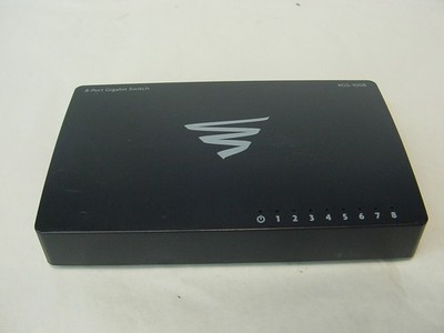 LUXUL 8 PORT GIGABIT SWITCH XGS-1008 - NO POWER CORD INCLUDED