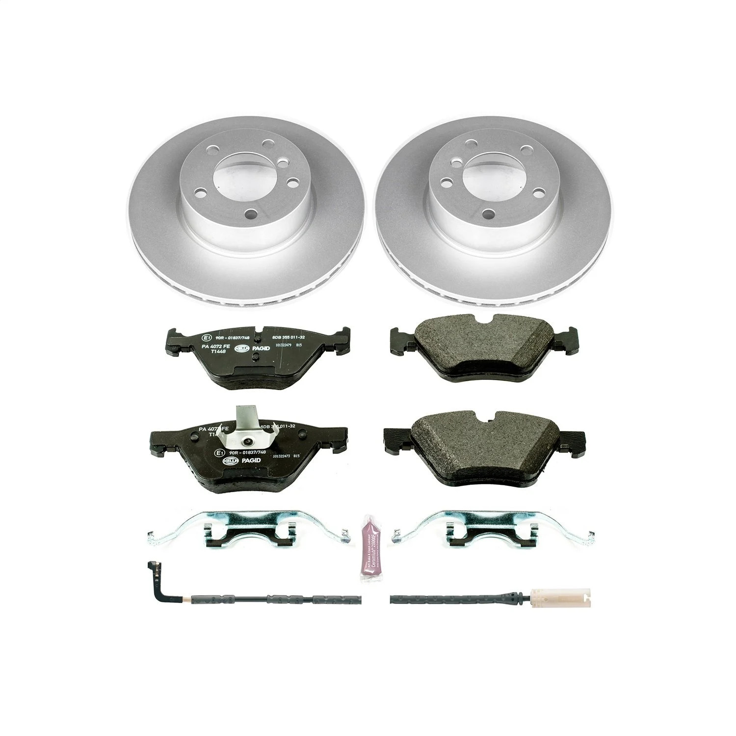 Power Stop ESK4589 EUROSTOP BRAKE KIT Front 2006 BMW 325 Series/2007 BMW 328 Ser