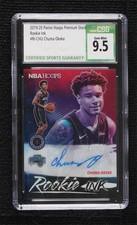 2019 NBA Hoops Premium Stock Rookie Ink Chuma Okeke CSG 9.5 Gem Mint Auto 1a07