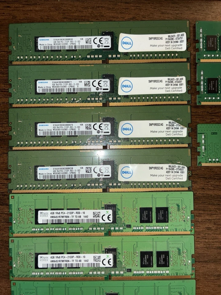 Server Memory DDR4 Hynix Samsung 16GB 4GB PC4-2400T 2133P 3200AA Mix RAM Lot -11 - Image 2 of 4