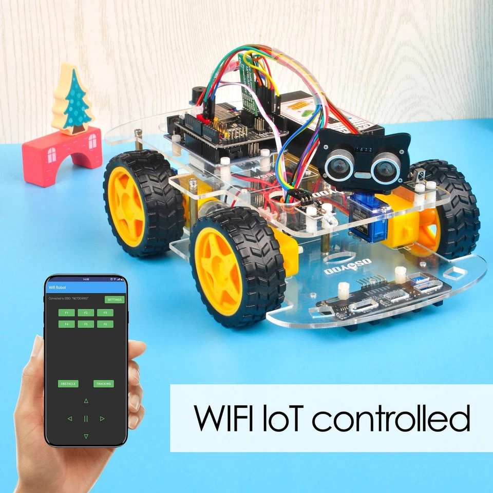 V2.1 Smart IOT Robot Car Kit for Arduino - Early STEM Education for Beginner ... - Image 2 of 4
