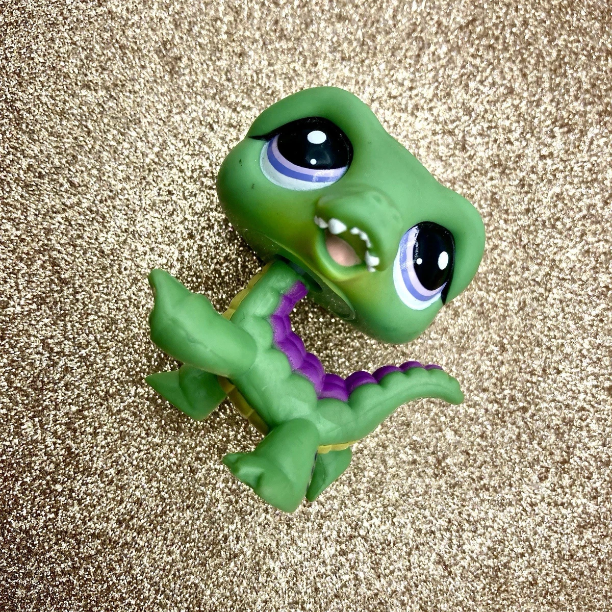 Authentic LPS Petshop Crocodile Alligator #987 LITTLEST