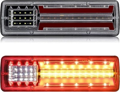 Biqing 2 LED-Rückleuchten für Anhänger, LED-Rückleuchten für Anhänger, 24 V, LED