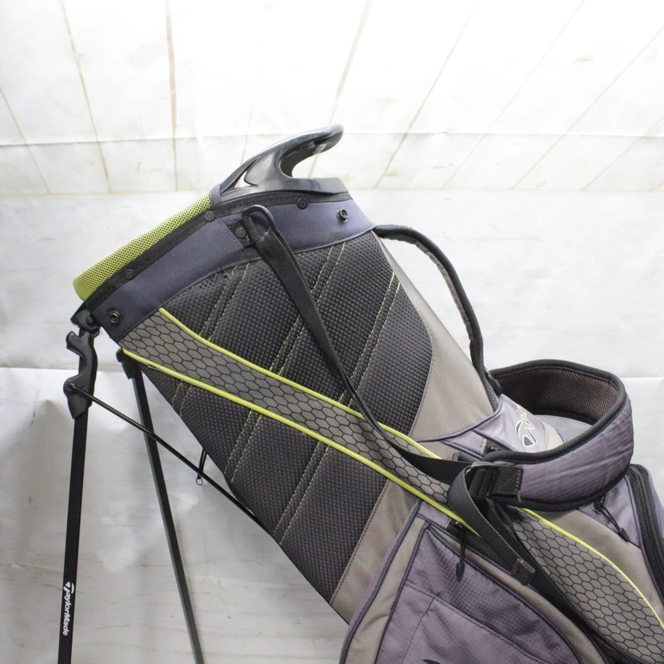 Сумка для гольфа TaylorMadae 5-сторонняя переносная стойка зеленая серая - Изображение 3 из 4