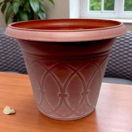 Grande vaso da fiori Durham 18" - fioriera da giardino esterno/interno (confezione singola/2) - Foto 10 di 22