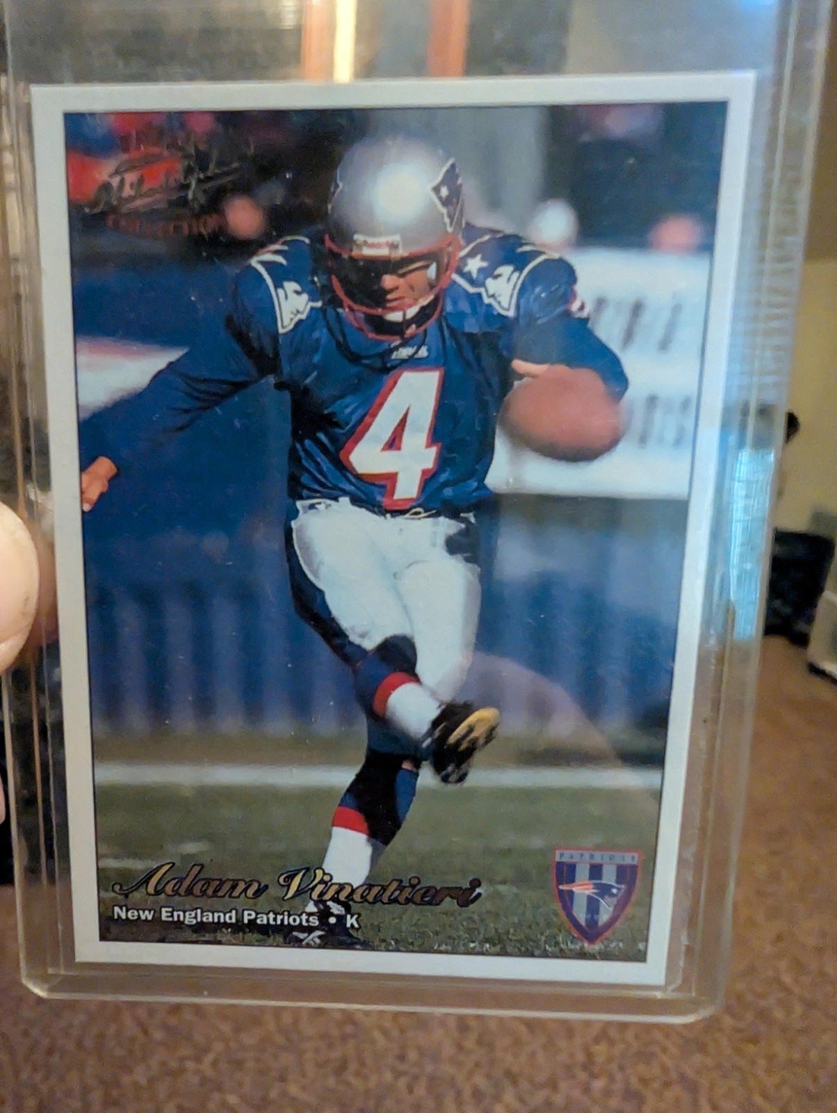 Pacific 1997 Philadelphia Adam Vinatieri Rookie #199 Patriots NFL Football Card