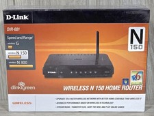 D-Link DIR-601 150Mbps Wireless-N WiFi 4 porte Internet router domestico - NUOVO/SIGILLATO