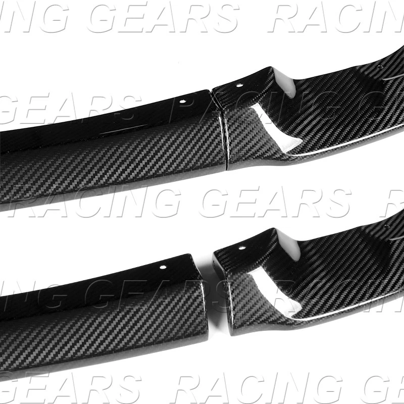 ALERÓN LABIAL PARACHOQUES DELANTERO FIBRA CARBONO ESTILO GT PARA BMW M3 M4 F80 F82 F83 15-19 Foto 4 de 4