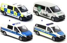 Busch - MB Mercedes Benz Vito Polizei - Bus Modelle zur Auswahl 1:87 H0