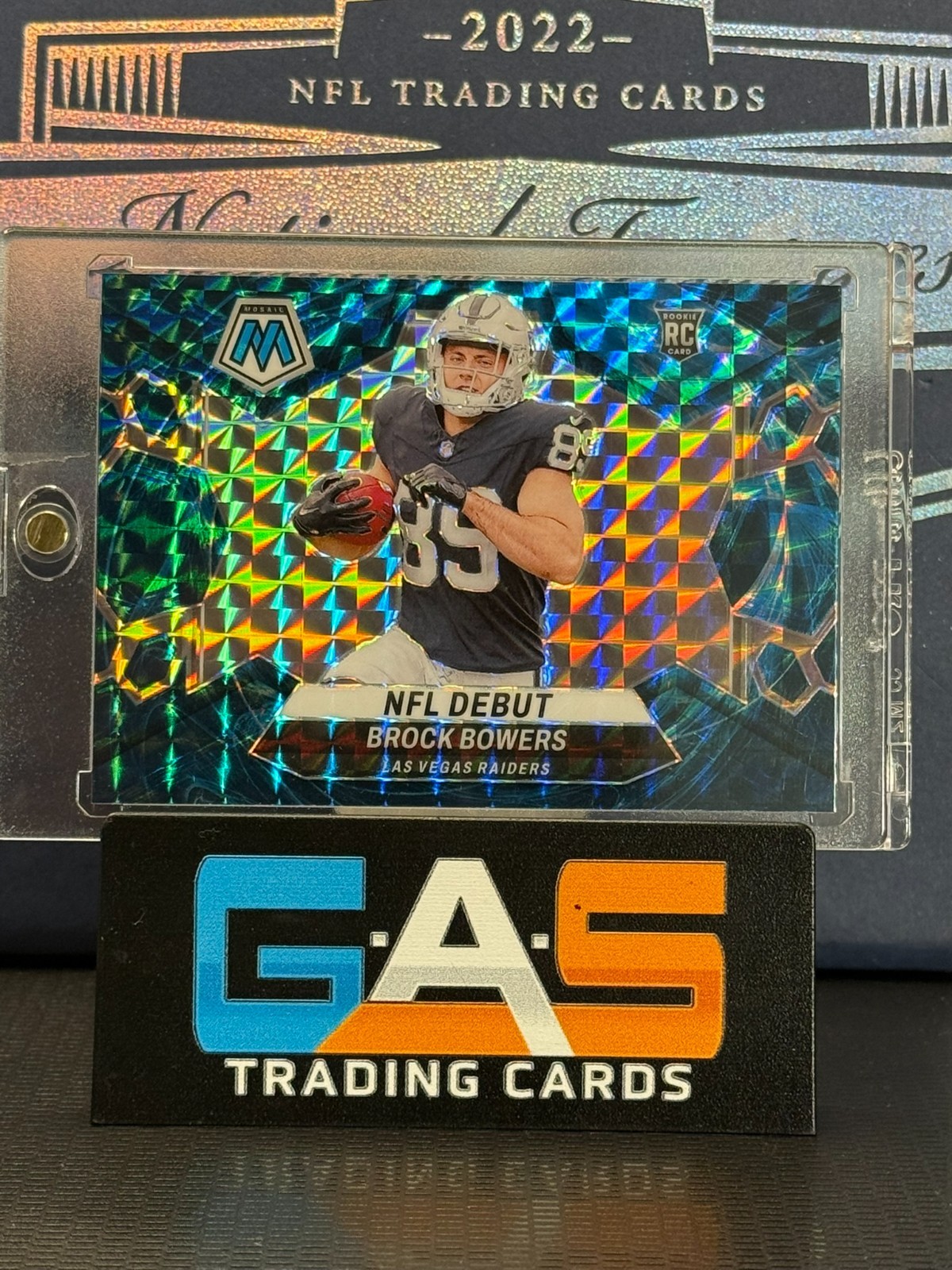 2024 Panini Mosaic Brock Bowers NFL Debut Genesis Rookie #286 SSP RC Raiders