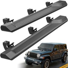 Side Steps Running Boards Nerf Bars For 2018-2026 Jeep Wrangler Jl Jlu 4 Doors Side Steps Running Boards Nerf Bars For 2018-2026 Jeep Wrangler Jl Jlu 4 Doors
