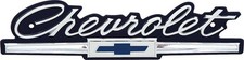 Impala/Bel Air Biscayne Caprice 1966; emblema de parrilla estándar "Chevrolet"