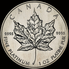 1990 $50 Platinum Maple Leaf 1oz - NGC MS66 - TOP POP Rarity - Only 6 Graded! 3499.00 per troy oz