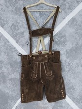 Wild Rock Lederhosen Men Genuine Leather Authentic German Leder Size 46