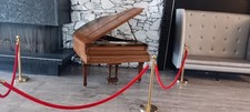 wooden grand piano