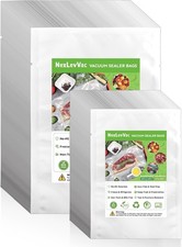 Chamber Vacuum Sealer Bags 200PCS 8"X12" 12"X14",Heavy Duty Pre-Cut Vacuum Ch...