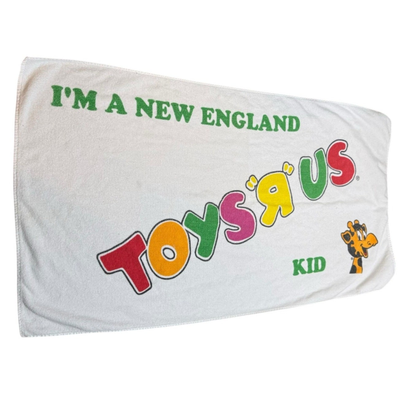 Vintage 1990's I'm A New England Toys R Us Kid Geoffrey The 