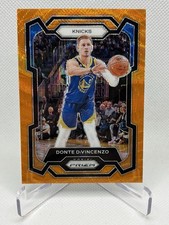 2023-24 Panini Prizm Donte DiVincenzo #280 Orange Wave Prizm 31/60 Golden State