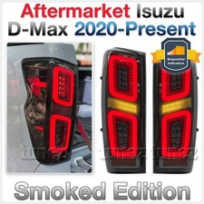 Smoke Black Sequential LED Tail Lights Lamp for Isuzu D-Max DMax 2021 2022 Tunez