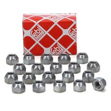 20x febi 40247 Radmutter M12x1,5mm für FORD B-/C-MAX FIESTA FOCUS KUGA MONDEO