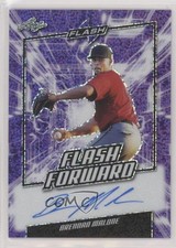 2019 Leaf Flash Flash Forward Purple 9/25 Brennan Malone #BM1 Auto 0q3