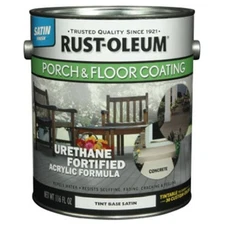 Rust-Oleum 262363 Tint Base Satin Porch & Floor Urethane Finish Paint
