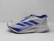 Size 8 - Adidas Women  s Adizero Boston 12 Running White Lucid Blue JI4479
