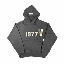 NEW - Fear of God Essentials Hoodie M - 1977 Iron - AUTHENTIC