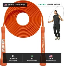 Speed Jump Rope by Dayan Kolev, 5mm PVC Skipping Rope, Great for Beginners and A