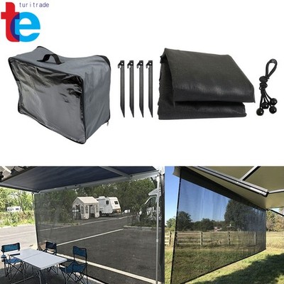 90% RV Awning Sun Shade Privacy Screen Free Kit W/ Grommets Various Size
