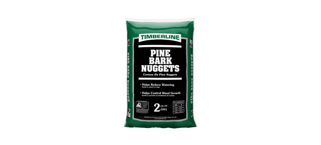 pine  Timberline 52055472 Bark Nugget, Pine, 2 cu-ft Package, Bag