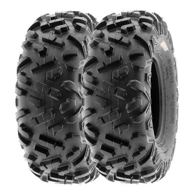 Pair of 2, SunF 22x7-11 22x7x11 ATV UTV All Terrain Tires 6 Ply POWER.II A051