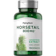 Horsetail Capsules | 800 mg | 180 Count | Non-GMO, Gluten Free | by Piping Rock