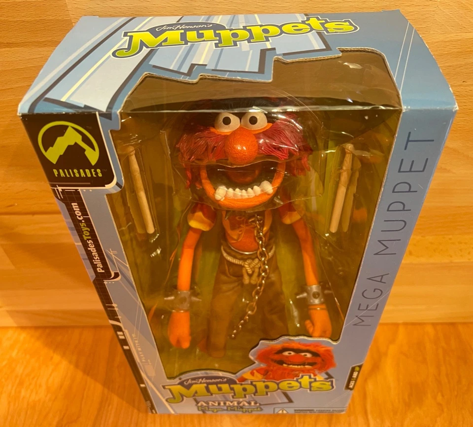 Figura de acción ANIMAL Mega Muppet Palisades Jim Henson's Muppets Drummer 12" NUEVA Foto 2 de 4