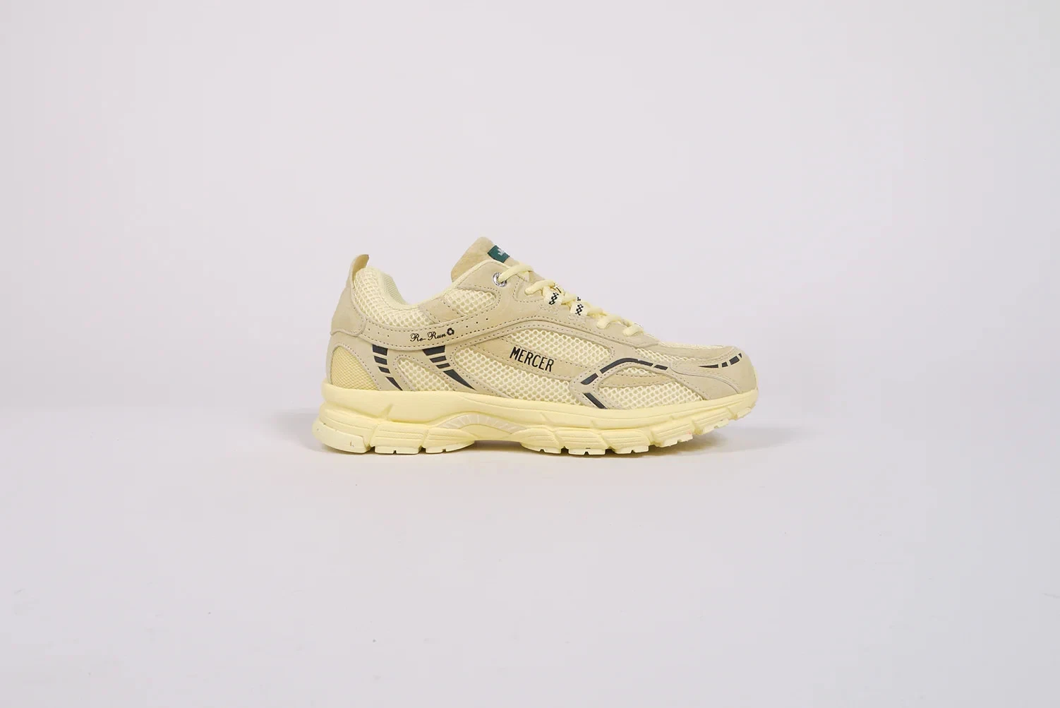 Mercer Amsterdam The Re-Run Monochrome Yellow NEW! trainers shoes sustainable