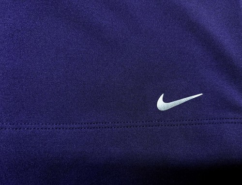 Nike Mens Golf Pullover Knit Short Sleeve Polyester Logo Polo Shirt Large L - Picture 3 of 4