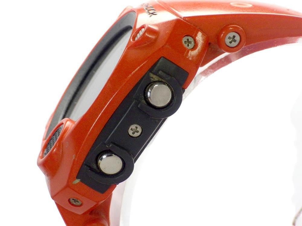 G-Shock G-8000 Digital Watch Orange Rubber Strap Alarm
